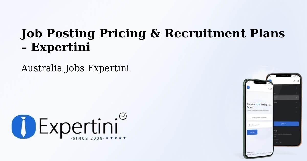Job Posting Pricing & Recruitment Plans – Turner - Turner, Australia Jobs Expertini